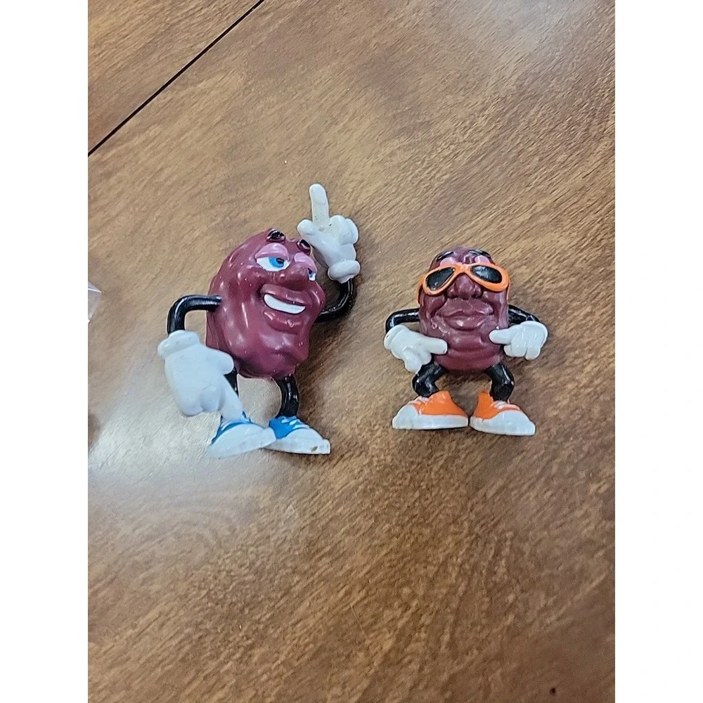 California Raisons 1980'S PVC figures Vtg  toys‎
